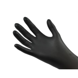 Gant à usage unique Nitrile SafeTouch Advanced noir non poudré taille XL photo du produit