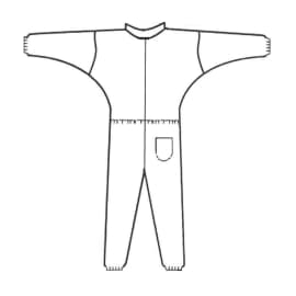 Combinaison PLP 50g/m² bleu taille XXL Indutex