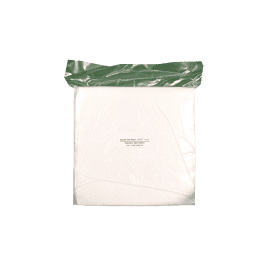 Essuyage 100% polyester double tricot blanc 30 x 30 cm Sidji