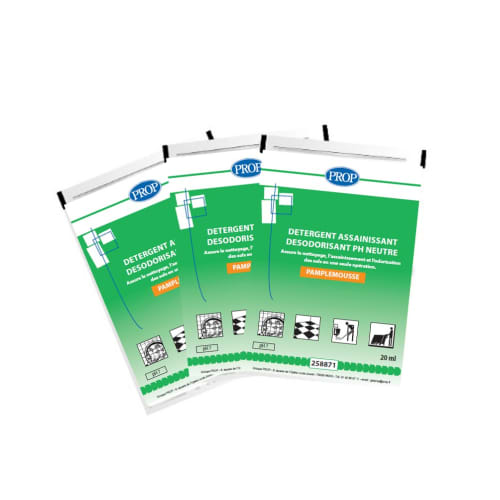 PROP détergent assainissant désodorisant Pamplemousse doses de 20ml photo du produit front L