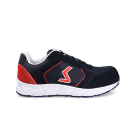 Chaussures de sécurité basses Paredes Seguridad NADAL S3 CI HI ESD SRC bleu et rouge