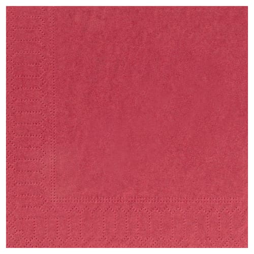 Serviette papier 2 plis Manufacture de l'Éphémère 20 x 20 cm bordeaux photo du produit front L