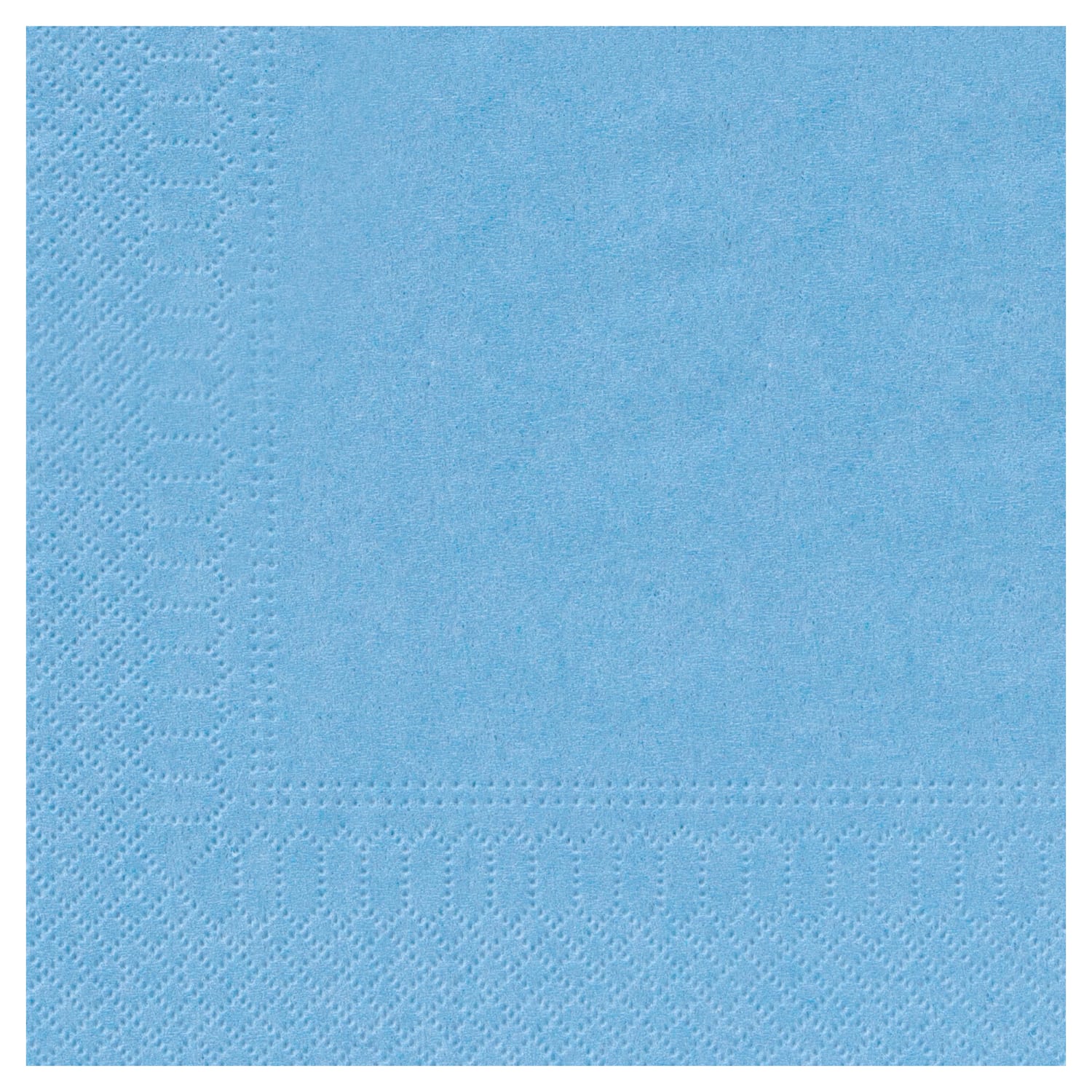 Serviette papier 2 plis 20 x 20 cm bleu azur Manufacture de l'Ephémère photo du produit