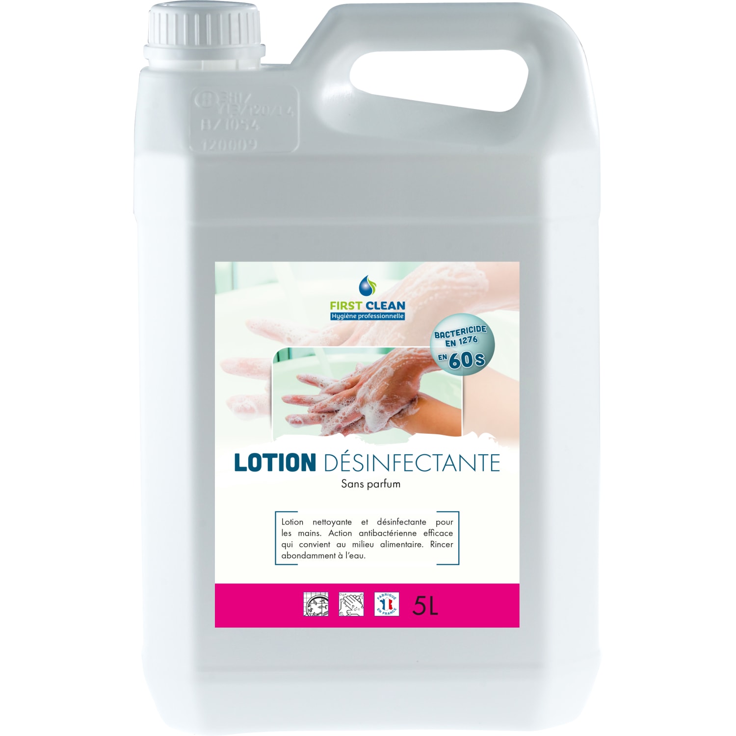 Lotion désinfectante First Clean bidon de 5L | Paredes