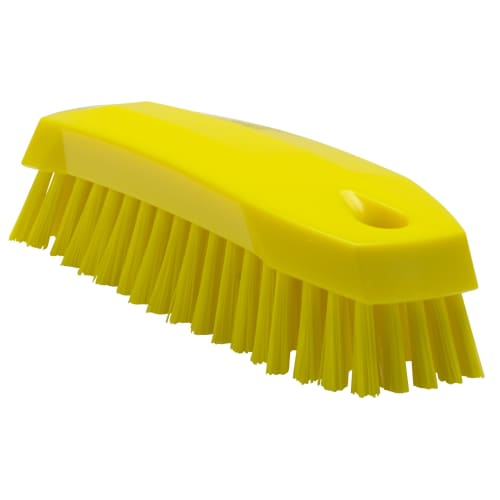 Brosse papillon fibres médium alimentaire PLP 16,5cm jaune Vikan photo du produit front L