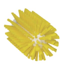 Brosse cylindrique fibres médium alimentaire PLP Ø7,7cm jaune photo du produit