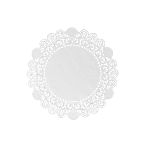 Set de table papier rond Manufacture de l'Éphémère Ø32cm blanc photo du produit front L