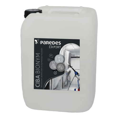 Détergent désinfectant Paredes Expert Ciba Bionym bidon de 21Kg photo du produit front L