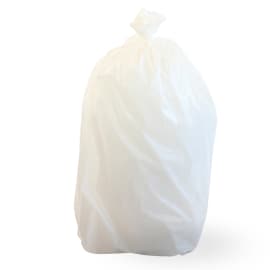 Sac plastique PE BD 320 x 950 mm blanc 45µm
