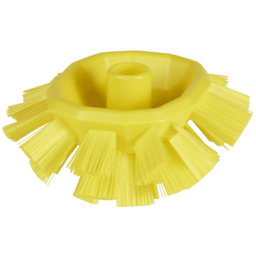 Brosse à cuves, 19 cm, Fibres dures alimentaire, Jaune, Vikan photo du produit front L