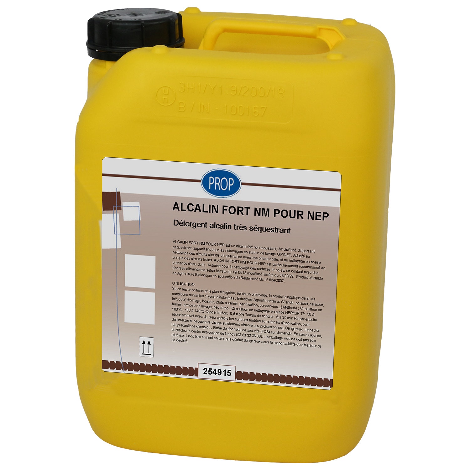 Alcalin fort NM pour NEP PROP bidon de 25kg photo du produit