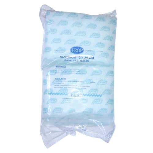 Savonge non-tissé imprégné 12 x 20 cm Paredes photo du produit front L