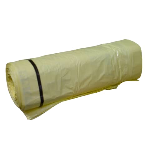 Sac plastique DASRI 100L jaune 25µm NF X Jet'Sac photo du produit front L