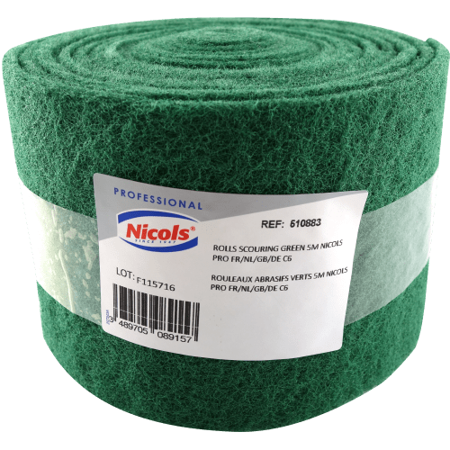 Rouleau abrasif vert eco 5m x 14cm photo du produit