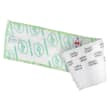 Bandeau de lavage microfibre Ultimate DX1 blanc impression verte 44 x 11,5 cm Decitex photo du produit