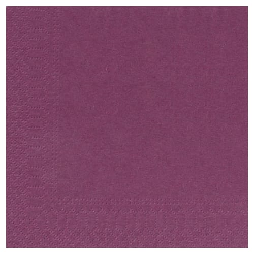 Serviette papier 2 plis Manufacture de l'Éphémère 20 x 20 cm aubergine photo du produit