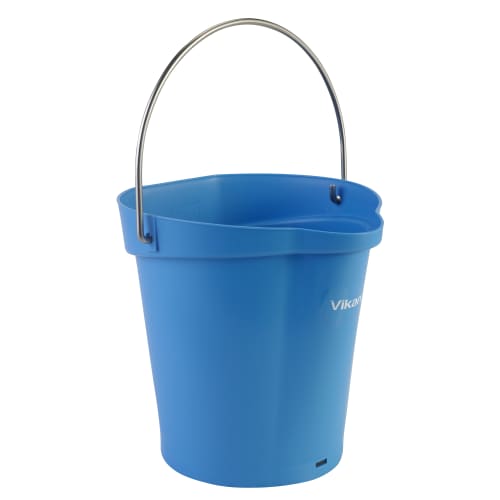 Seau gradué alimentaire PLP 6L bleu Vikan photo du produit front L