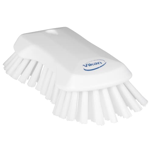 Brosse papillon fibres dures alimentaire PLP 23cm blanc Vikan photo du produit front L