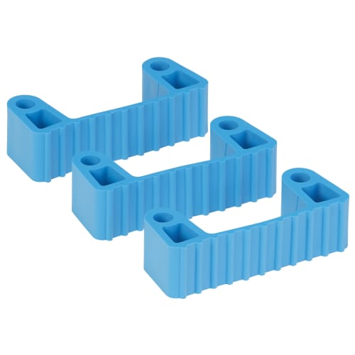 Clips pour support mural 1 ou 3 clips bleu Vikan photo du produit front L