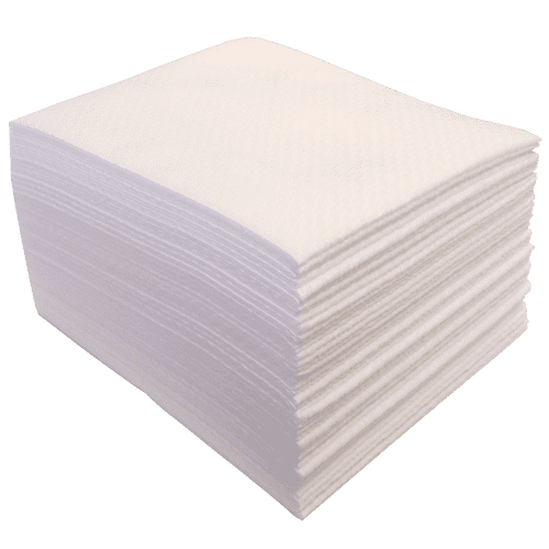 Carré d'essuyage Airlaid blanc 50g/m² 20 x 20 cm Paredes photo du produit front L