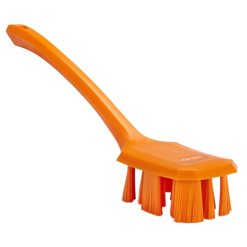 Brosse fibres dures alimentaire PLP UST 39,5cm orange Vikan photo du produit front L