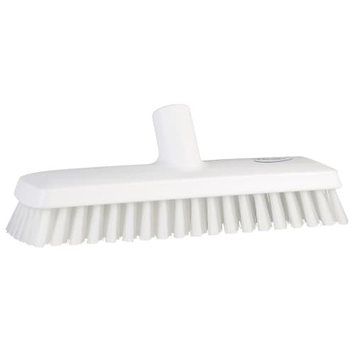 Balai lave-pont à passage d'eau fibres médium alimentaire PLP 27cm blanc Vikan photo du produit front L