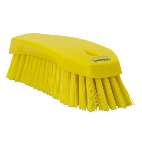 Brosse fibres dures alimentaire PLP 20cm jaune Vikan photo du produit front L