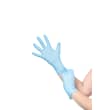 Gant à usage unique nitrile Medicom Coverfeel Care bleu non poudré  Manchettes Courtes taille M photo du produit side S