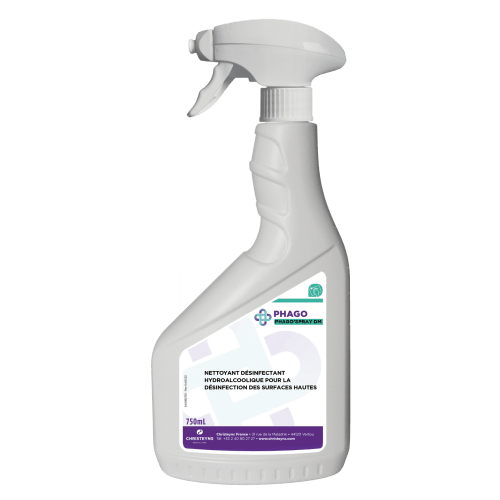 Détergent désinfectant Christeyns Phago'Spray DM pulvérisateur de 750ml photo du produit