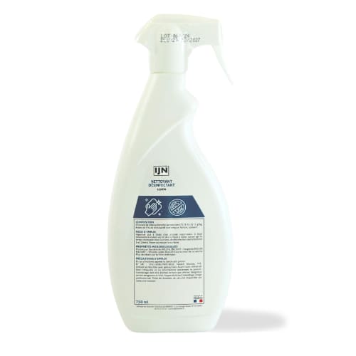 Détergent désinfectant IJN pulvérisateur de 750ml photo du produit front L