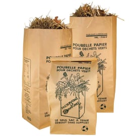 Sac papier 2 feuilles 160L traitement anti-humidité W.S photo du produit