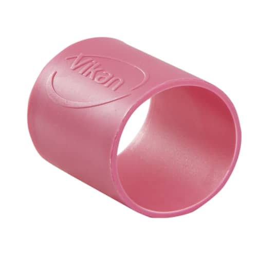 Collier d'identification caoutchouc Ø2,6cm rose Vikan photo du produit front L
