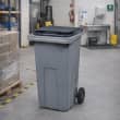 Conteneur plastique 2 roues 240L gris Rossignol photo du produit video S