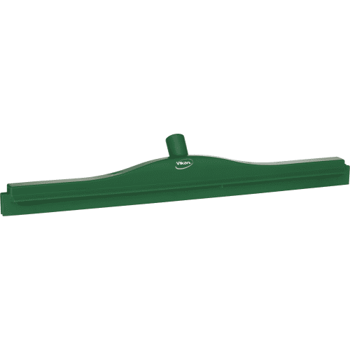 Raclette double lame alimentaire PLP caoutchouc 60cm vert Vikan photo du produit front L