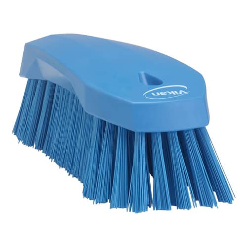 Brosse fibres dures alimentaire PLP 20cm bleu Vikan photo du produit front L