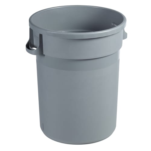 Collecteur plastique Barella 80L gris photo du produit front L