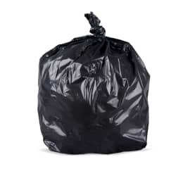 Sacs poubelle 110L PEBD noir 43µ sans lien Paredes