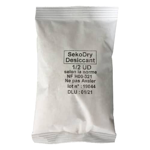 Sachet déshydratant 120 x 170 mm 1/2 UD Seko Dry photo du produit front L
