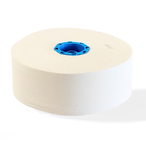 Papier toilette rouleau géant Jumbo Paredes blanc 350m avec embout continu photo du produit front L