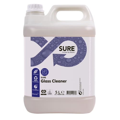 Produit vitres PAE SURE Glass Cleaner Ecolabel bidon de 5L photo du produit front L