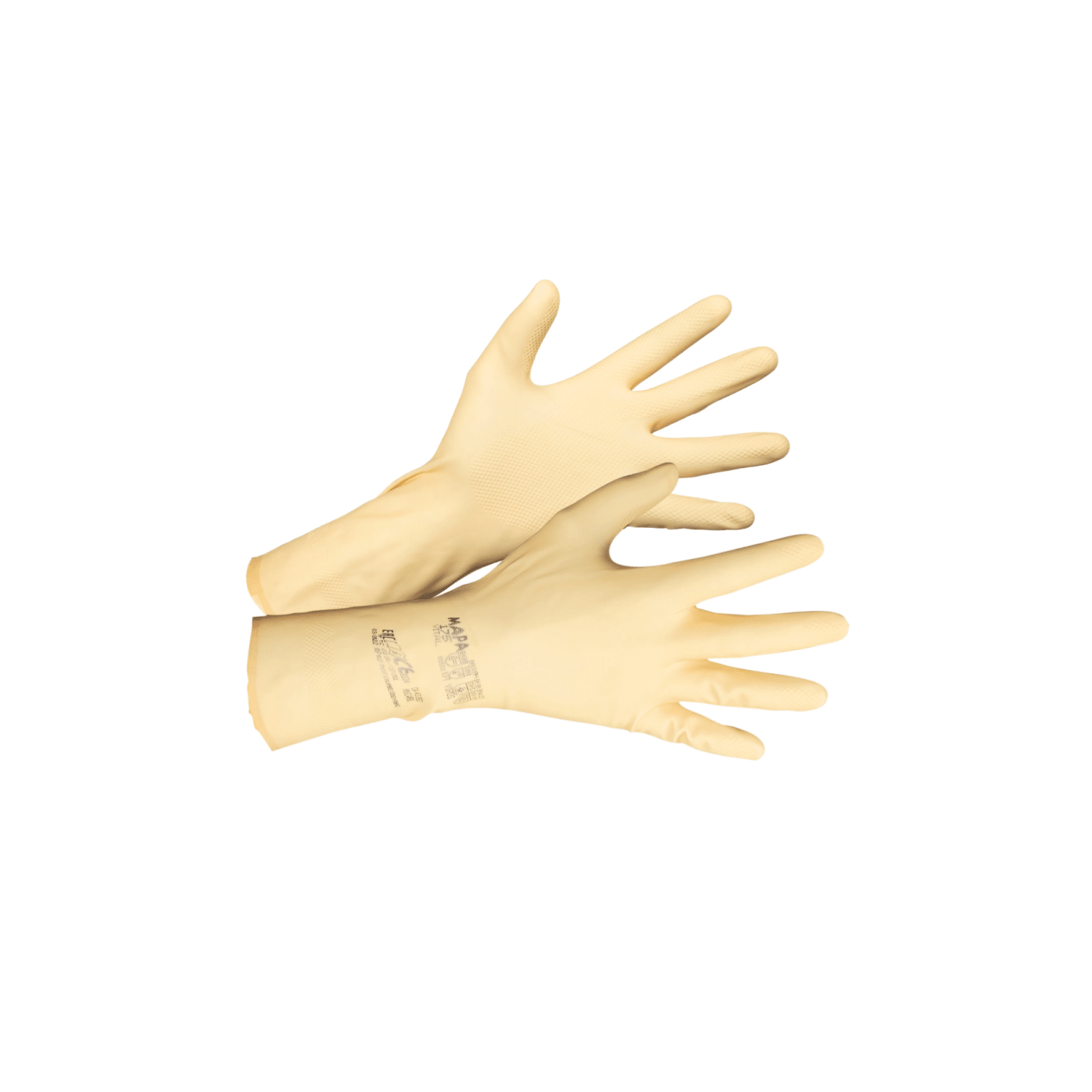 Gant de ménage latex Vital 175 Mapa Professional Jaune Beige taille 7 photo du produit