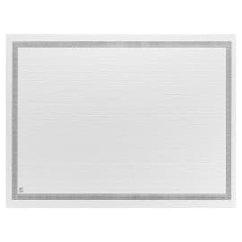 Set de table papier  30 x 40 cm olymia blanc FSC Manufacture de l'Éphémère