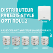 Distributeur d essuie-mains rouleau Paredis Style Opti roll 2 Paredes photo du produit video S