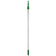 Manche télescopique OptiLoc aluminium 2 sections 1,4 à 2,5 m vert Unger photo du produit