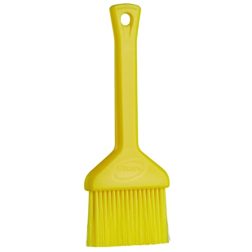 Pinceau fibres souples alimentaire PLP 7cm jaune Vikan photo du produit front L