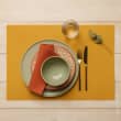 Set de table papier  30 x 40 cm curry PEFC Manufacture de l'Éphémère photo du produit side S