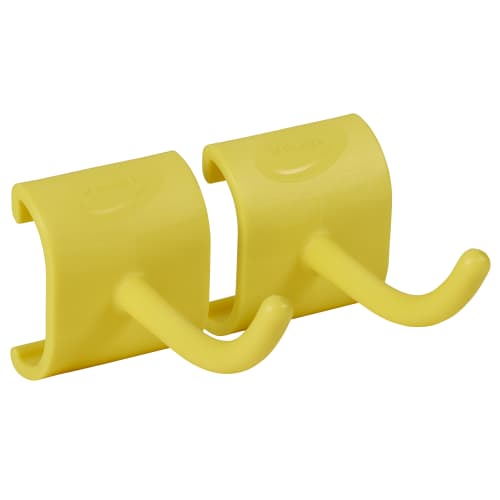 Crochet pour station Hygo 5700x 2 pièces 90 mm jaune Vikan photo du produit front L