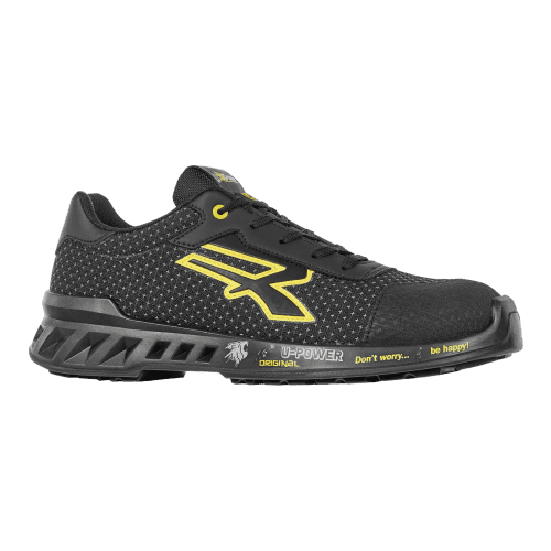Chaussures de sécurité basses U-Power Matt S3 SRC CI ESD Ultra légère noir pointure 44 photo du produit front L