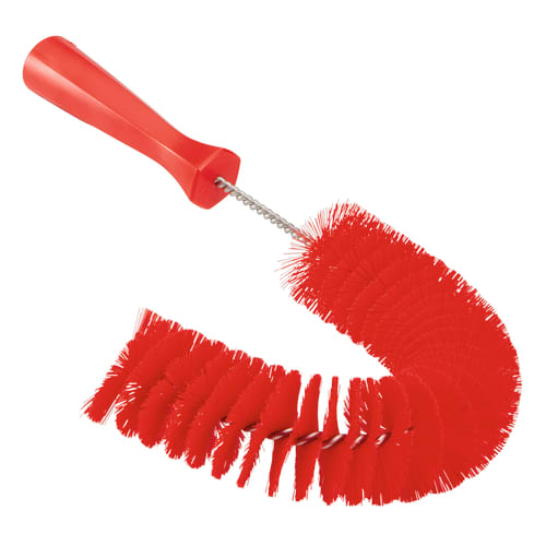 Écouvillon flexible fibres médium alimentaire Ø5,5cm 36cm rouge Vikan photo du produit front L
