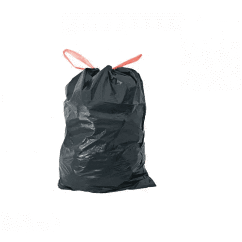 Sac 30L noir 21µ à lien coulissant NFE Jetsac photo du produit front L